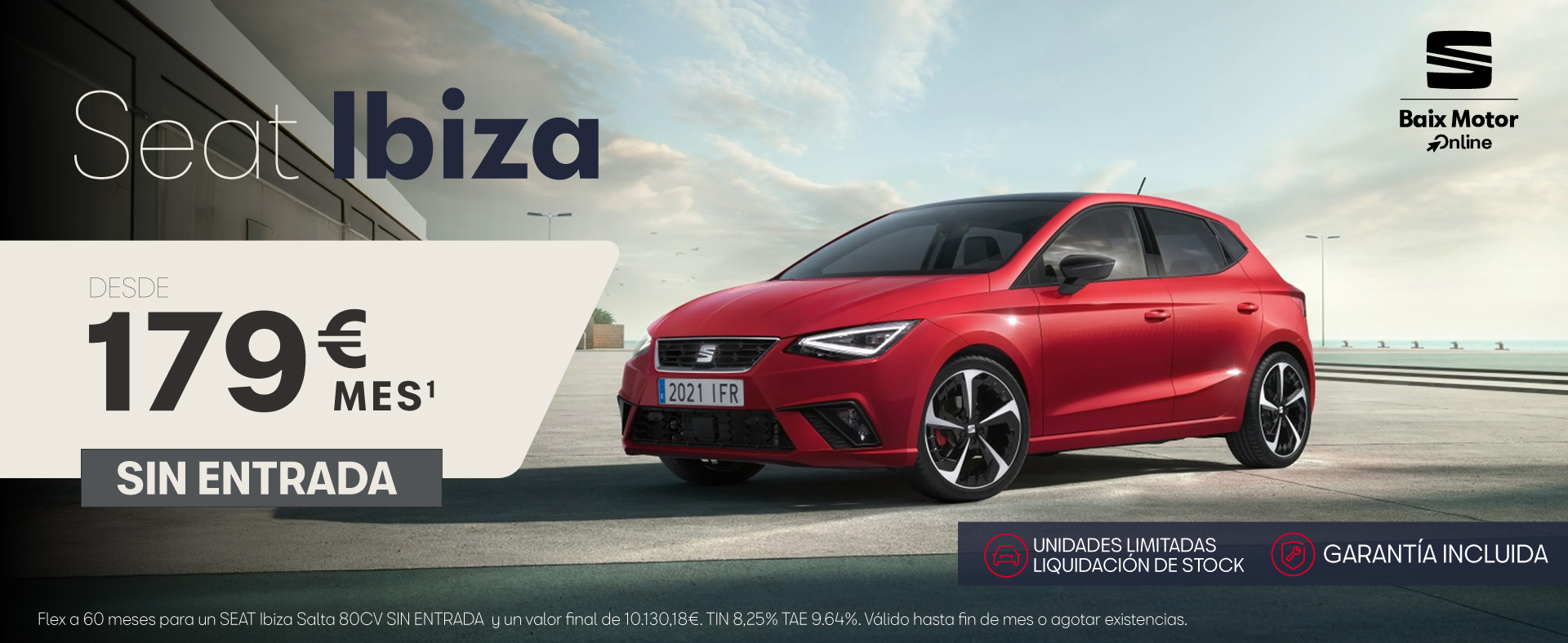 SEAT Ibiza Special Edition desde 178€/mes*