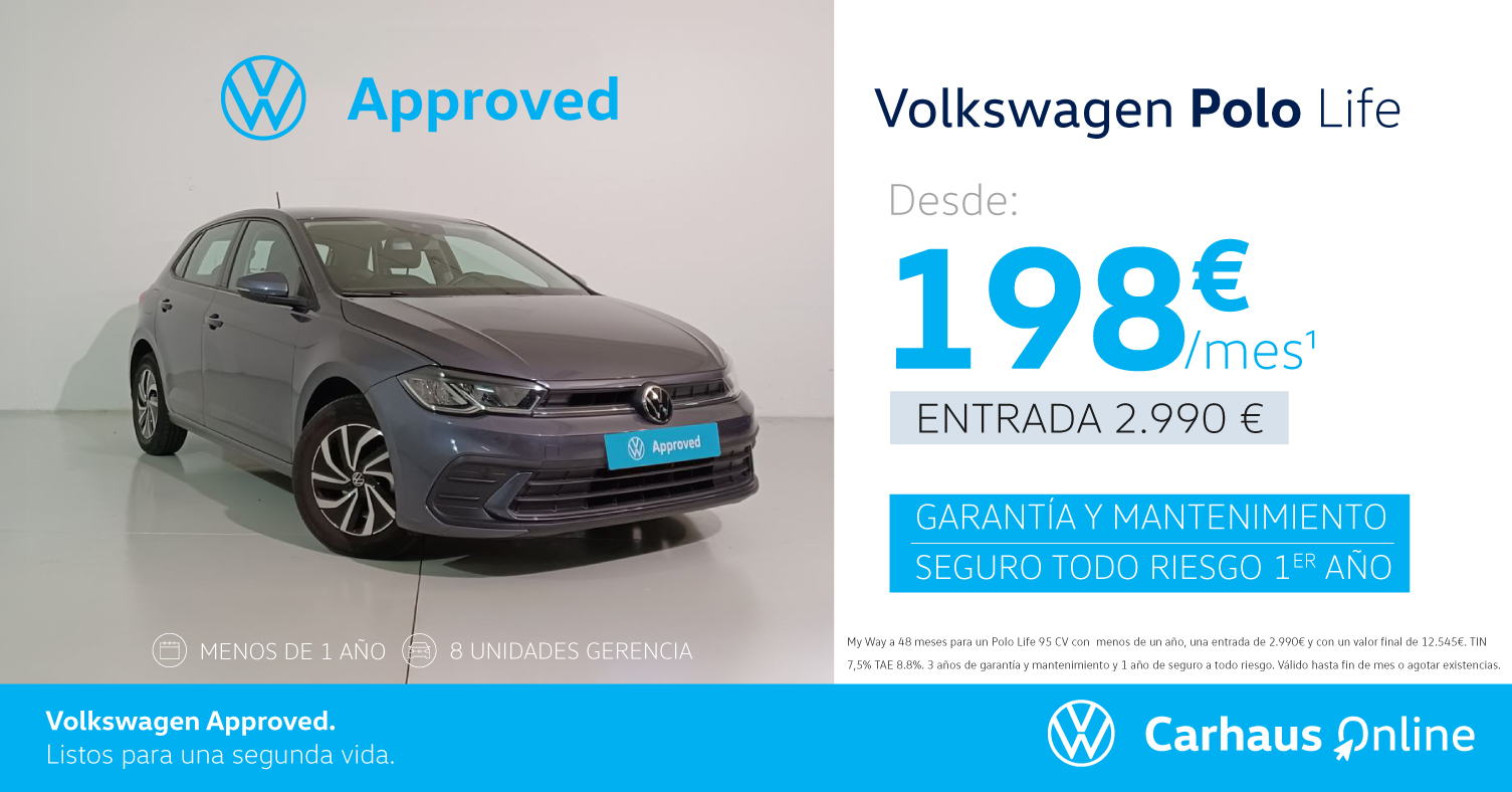 ¡Ocasión! Polo Life desde 189€ al mes*